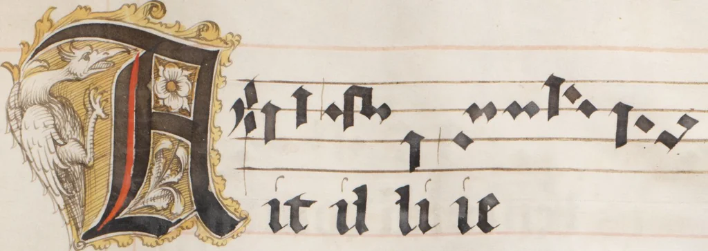 An illustration from Graduale de tempore, 1556, leaf 181