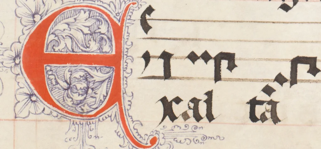 An illustration from Graduale de tempore, 1556, leaf 283