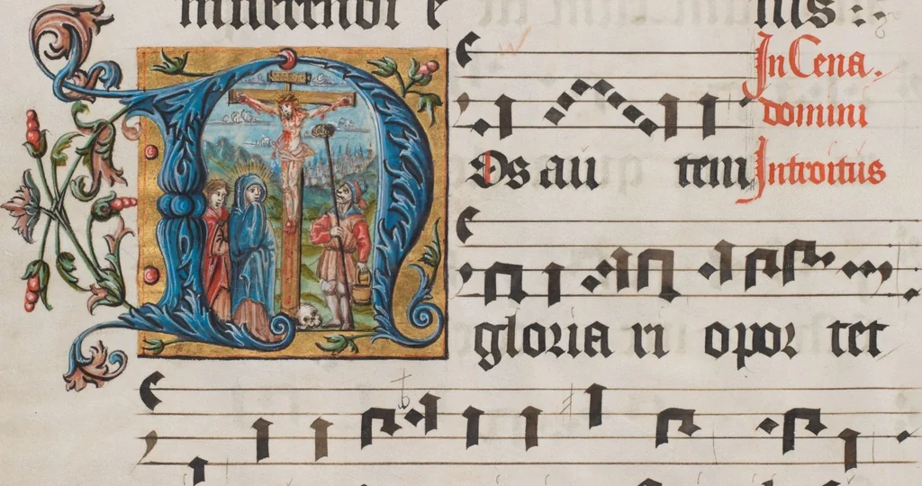 An illustration from Graduale de tempore, 1556, leaf 334