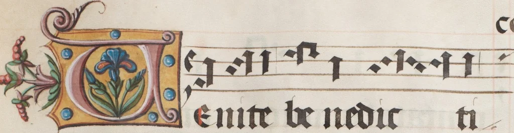 An illustration from Graduale de tempore, 1556, leaf 407