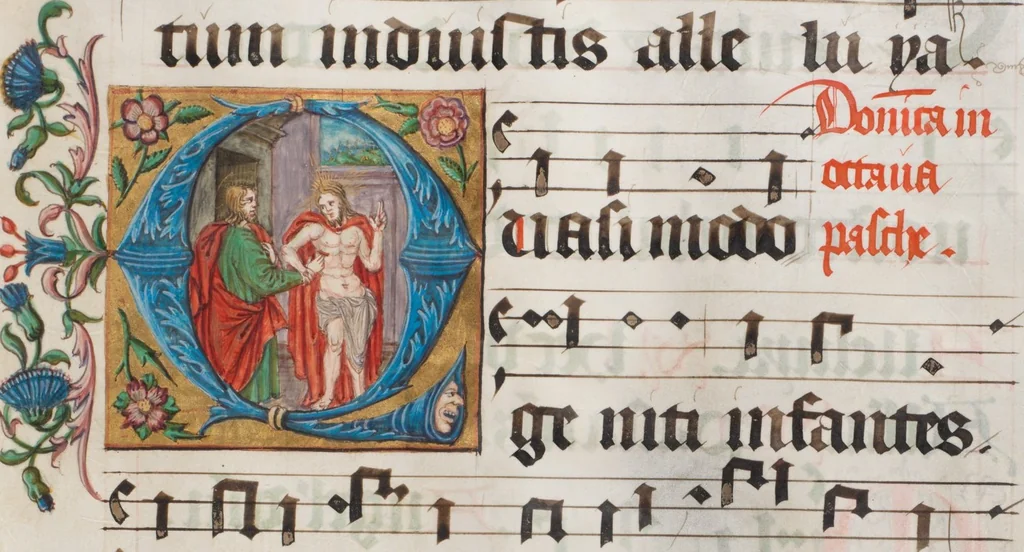 An illustration from Graduale de tempore, 1556, leaf 427