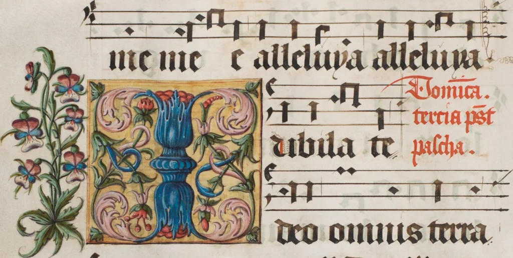 An illustration from Graduale de tempore, 1556, leaf 438
