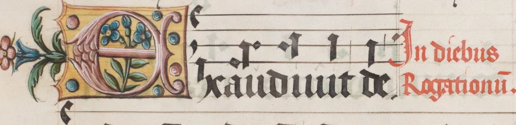 An illustration from Graduale de tempore, 1556, leaf 447