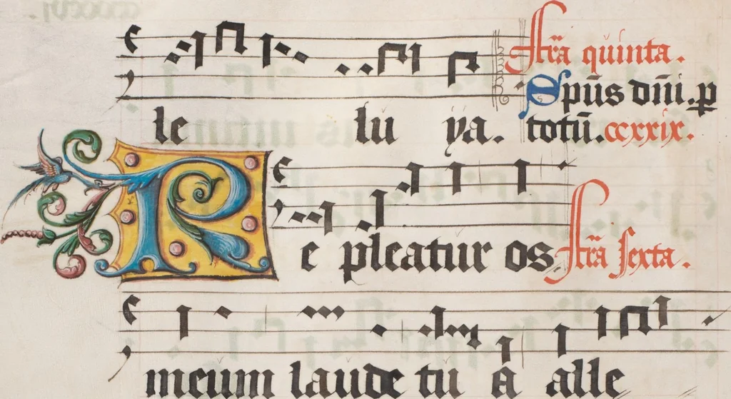 An illustration from Graduale de tempore, 1556, leaf 478