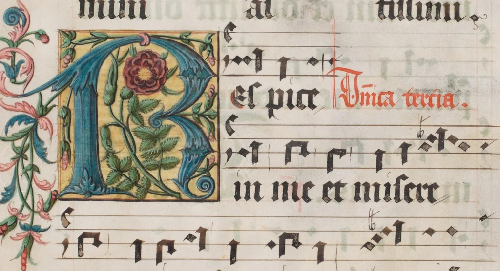 An illustration from Graduale de tempore, 1556, leaf 507