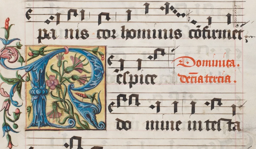 An illustration from Graduale de tempore, 1556, leaf 545