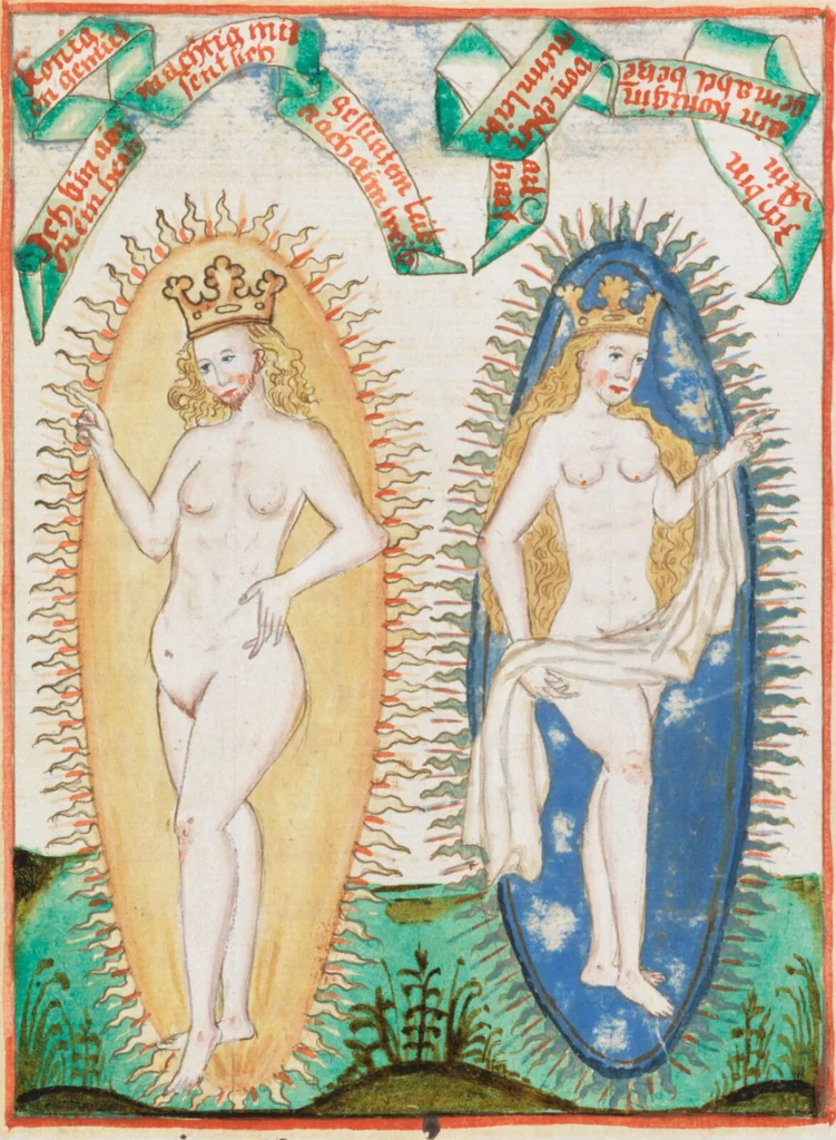 An illustration from Composite manuscript with alchemistic treatises, 1593, leaf 227