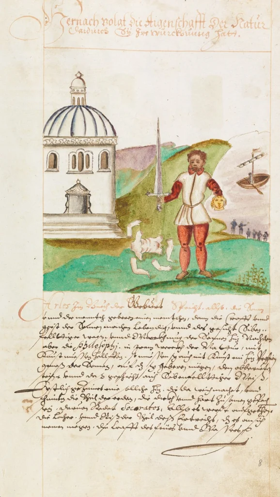 An illustration from Composite manuscript with alchemistic treatises, 1593, leaf 23