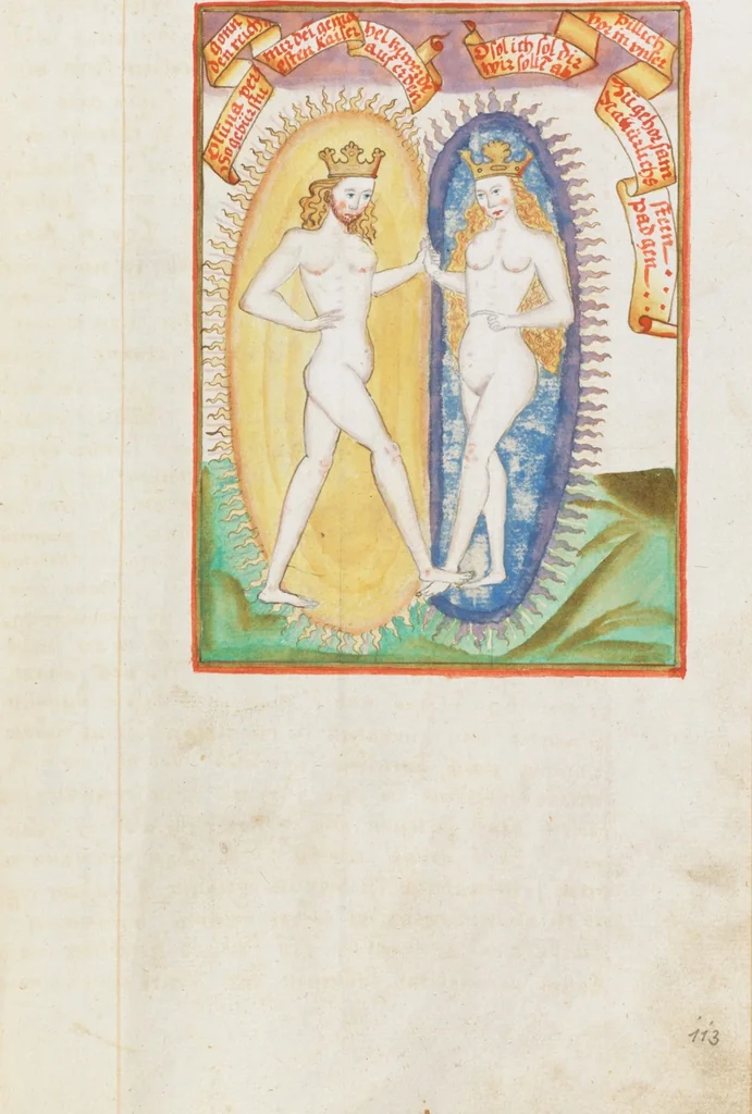 An illustration from Composite manuscript with alchemistic treatises, 1593, leaf 233