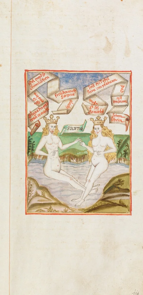 An illustration from Composite manuscript with alchemistic treatises, 1593, leaf 239