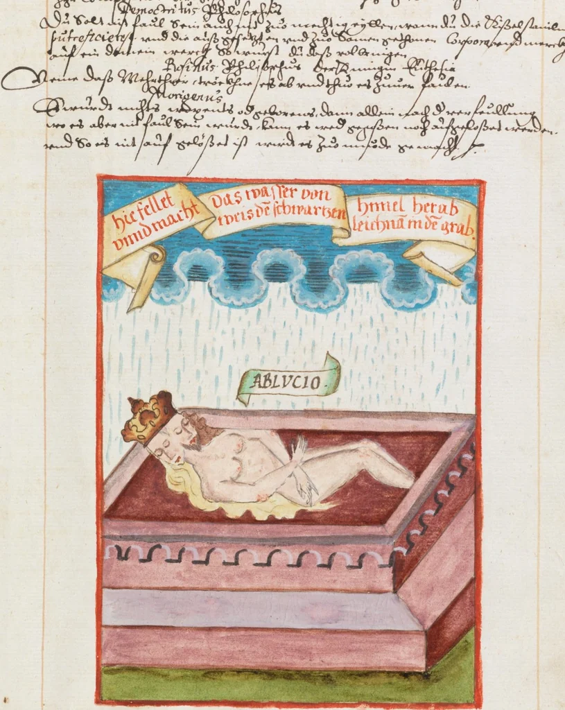 An illustration from Composite manuscript with alchemistic treatises, 1593, leaf 249