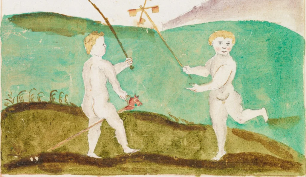 An illustration from Composite manuscript with alchemistic treatises, 1593, leaf 32