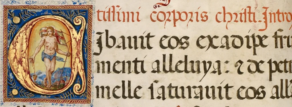 An illustration from Missal of Bishop Antonio Scarampi, 1567, leaf 4