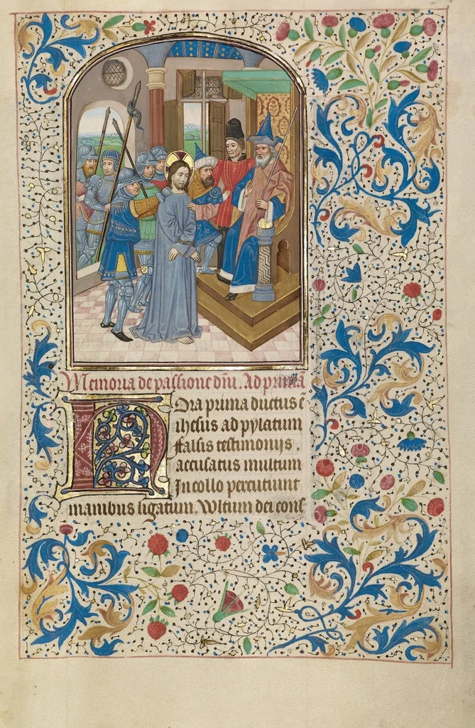 An illustration from Arenberg Hours, leaf 10
