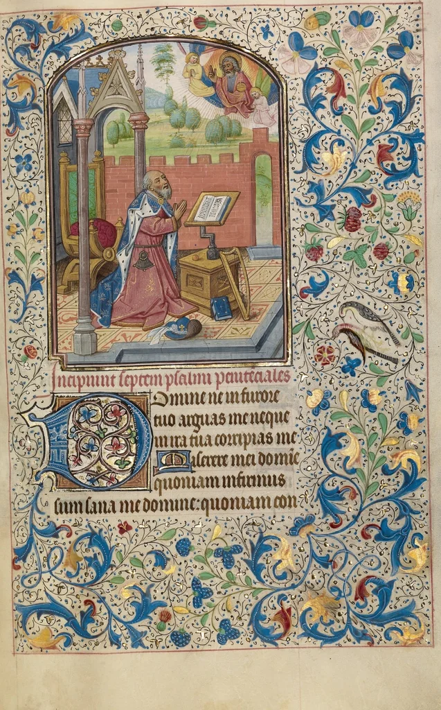 An illustration from Arenberg Hours, leaf 14