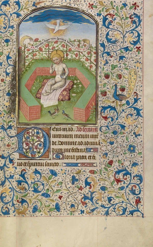 An illustration from Arenberg Hours, leaf 19