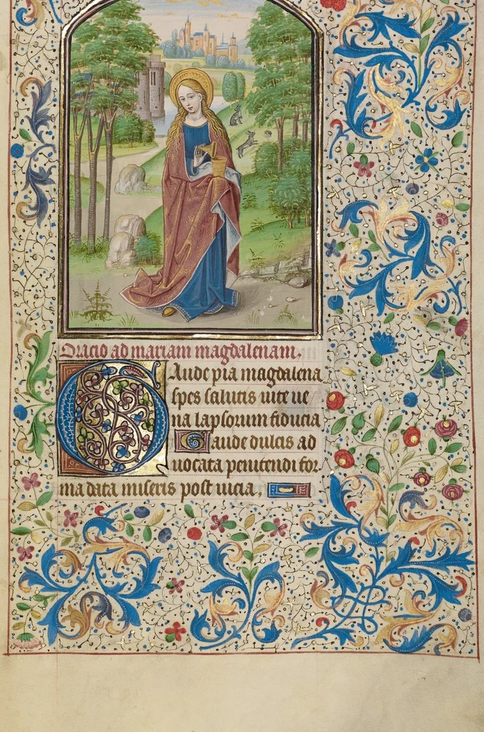 An illustration from Arenberg Hours, leaf 23