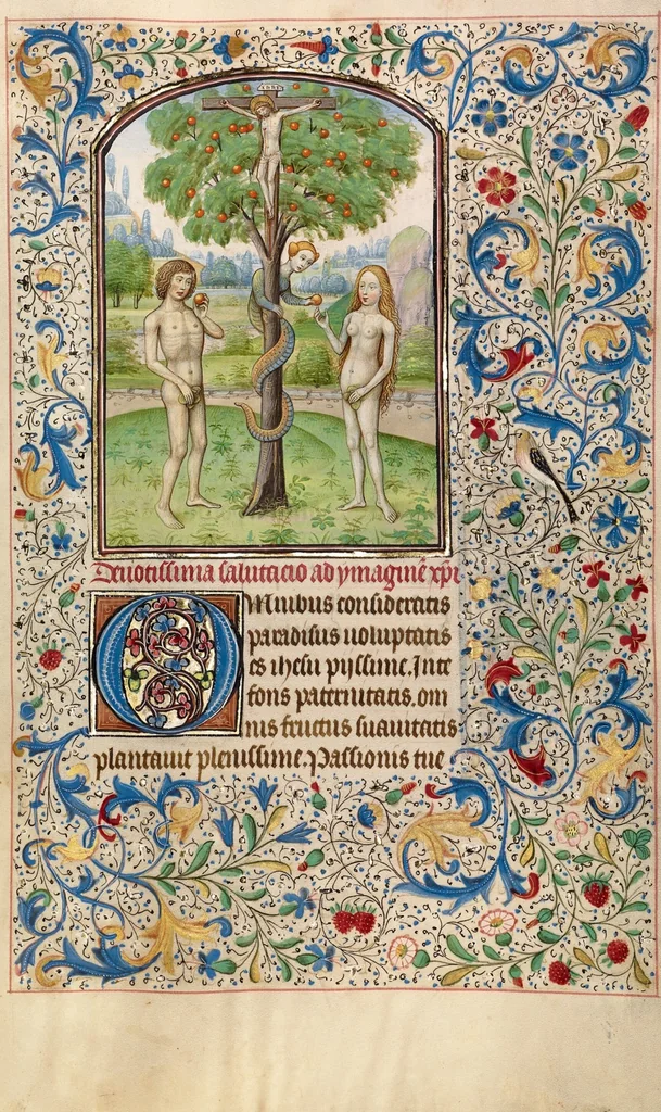 An illustration from Arenberg Hours, leaf 3