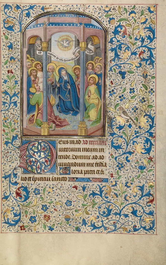 An illustration from Arenberg Hours, leaf 30