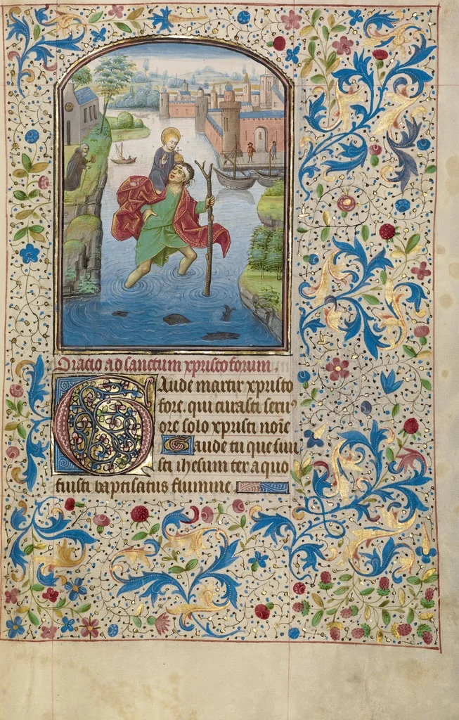 An illustration from Arenberg Hours, leaf 39