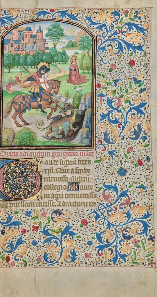 An illustration from Arenberg Hours, leaf 40