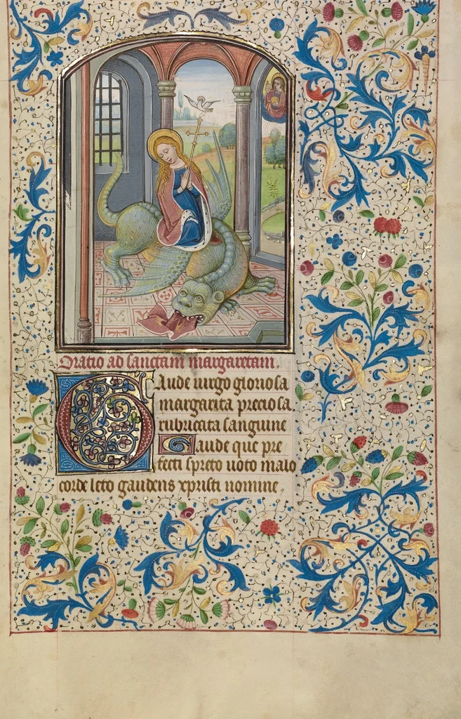 An illustration from Arenberg Hours, leaf 49