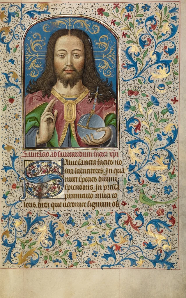 An illustration from Arenberg Hours, leaf 56