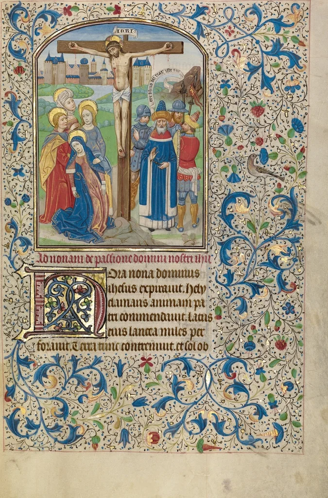 An illustration from Arenberg Hours, leaf 68