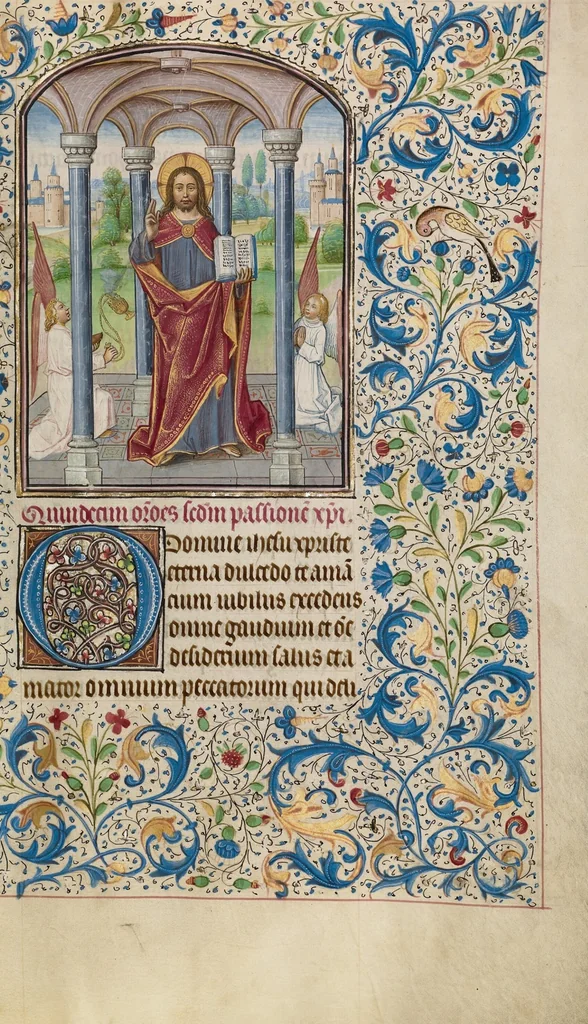 An illustration from Arenberg Hours, leaf 9