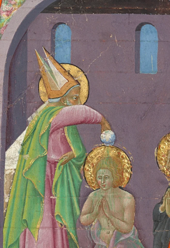 An illustration from Cutting from a Choir Book, 1430, leaf 1