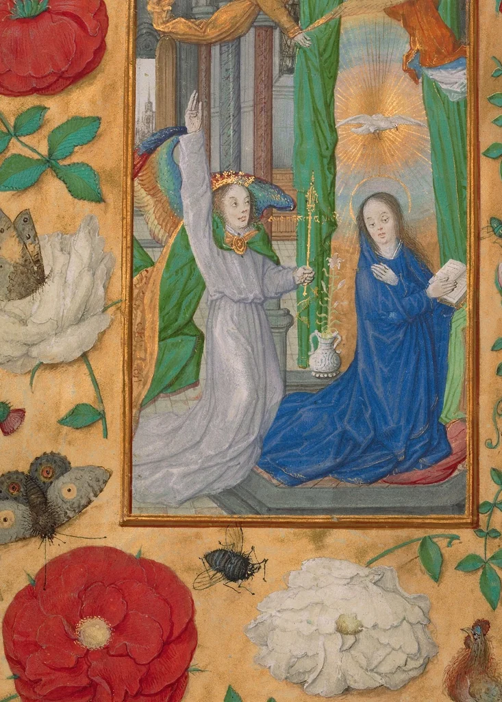 An illustration from Book of Hours, 1500, leaf 12