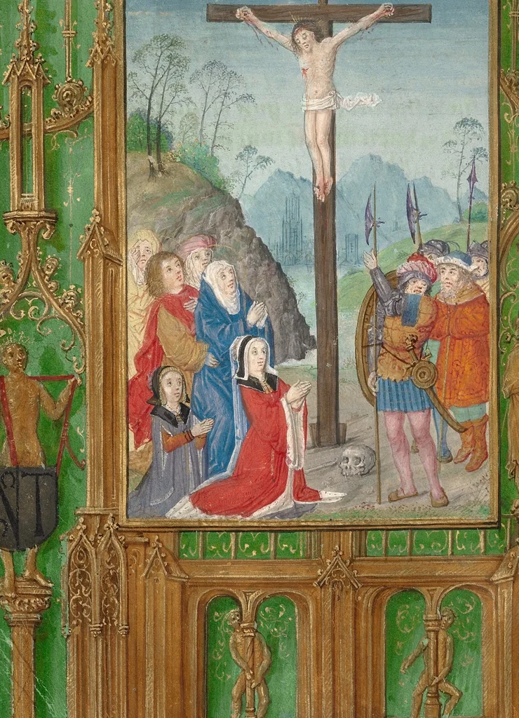 An illustration from Book of Hours, 1500, leaf 13