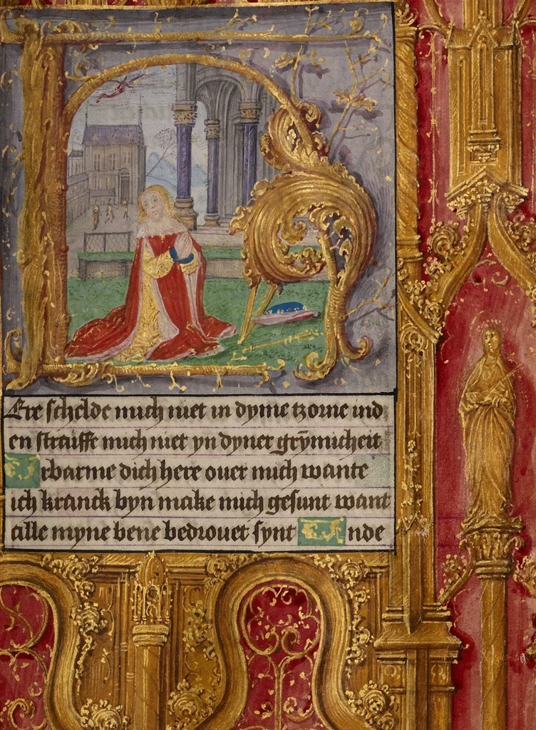 An illustration from Book of Hours, 1500, leaf 6