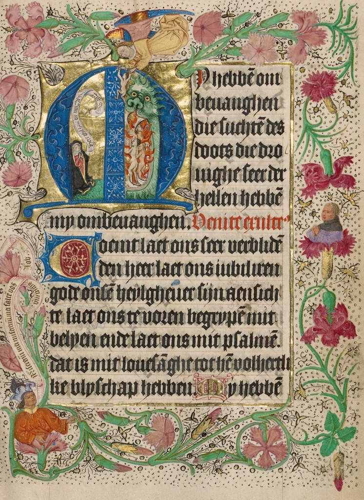 An illustration from Book of Hours, 1460, leaf 5