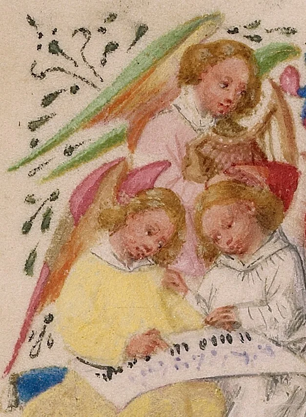 An illustration from Book of Hours, 1460, leaf 8
