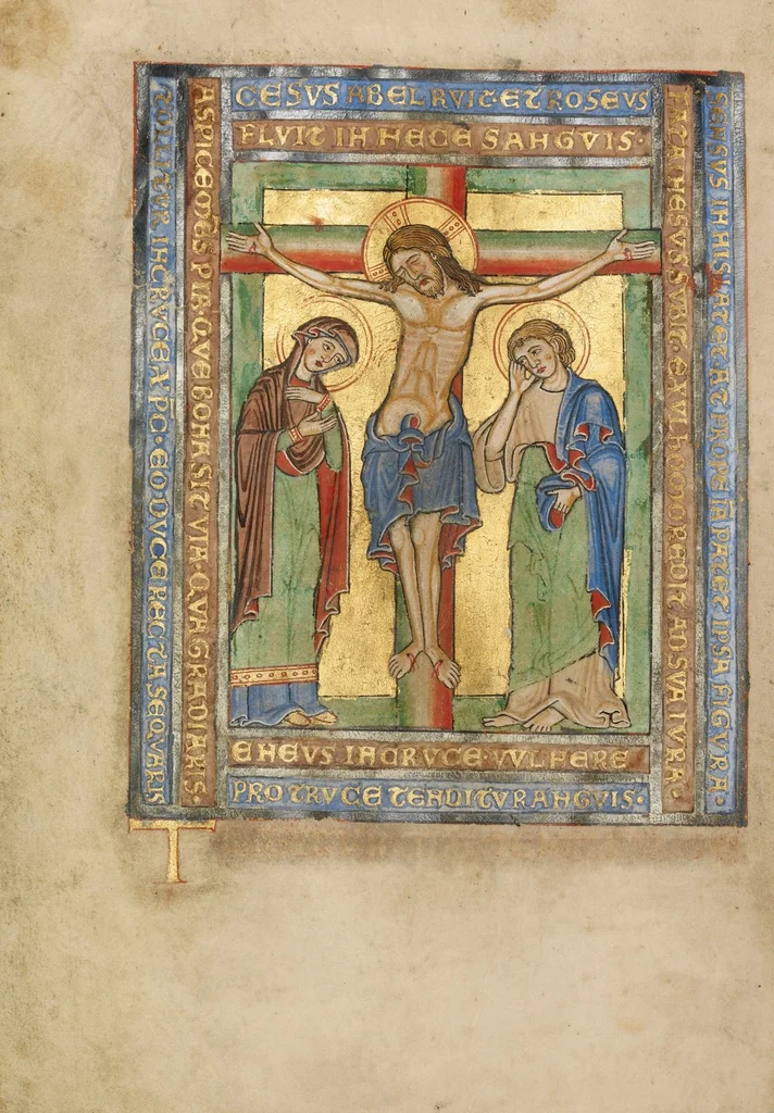 An illustration from Missal, 1180, leaf 10