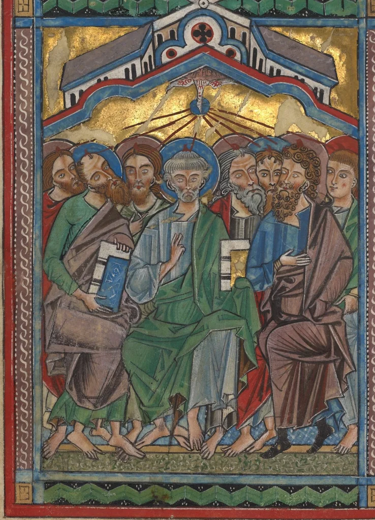 An illustration from Psalter, 1240, leaf 30
