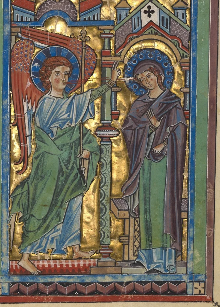 An illustration from Psalter, 1240, leaf 31