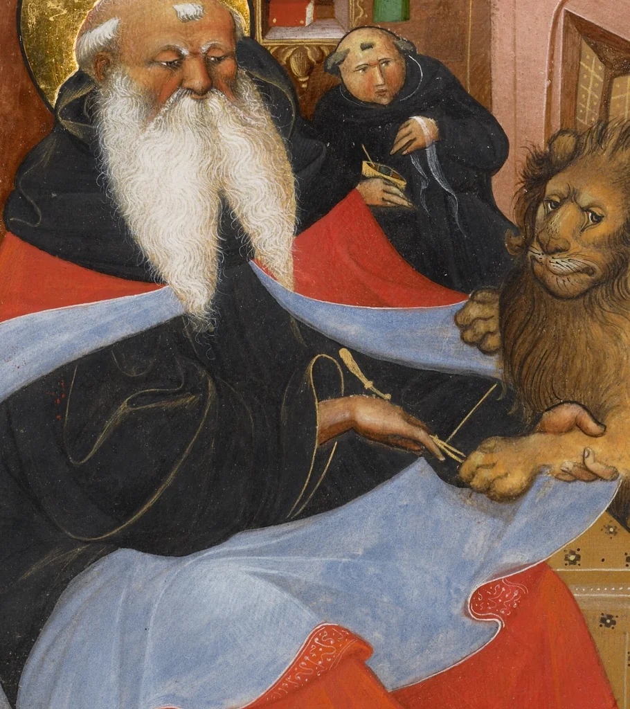 An illustration from Cutting from a gradual, 1450, leaf 1