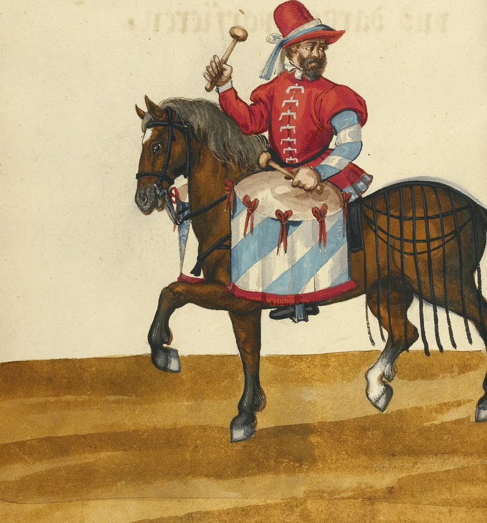 An illustration from Tournament Book, 1560, leaf 20