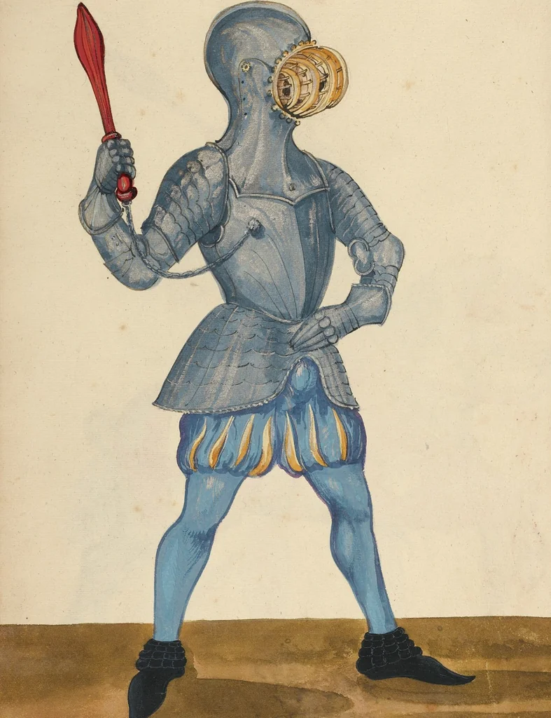 An illustration from Tournament Book, 1560, leaf 21