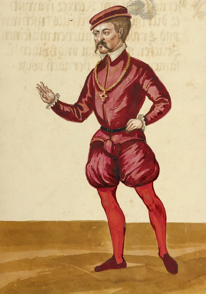 An illustration from Tournament Book, 1560, leaf 22
