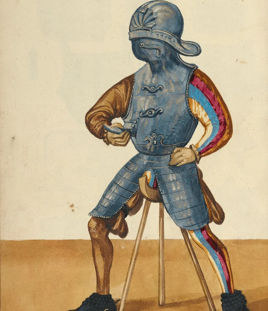 An illustration from Tournament Book, 1560, leaf 24