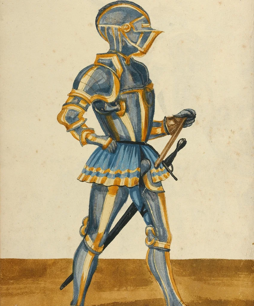An illustration from Tournament Book, 1560, leaf 26