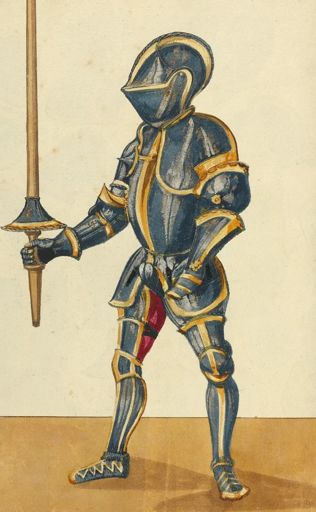 An illustration from Tournament Book, 1560, leaf 27