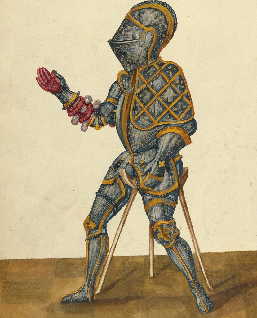 An illustration from Tournament Book, 1560, leaf 28