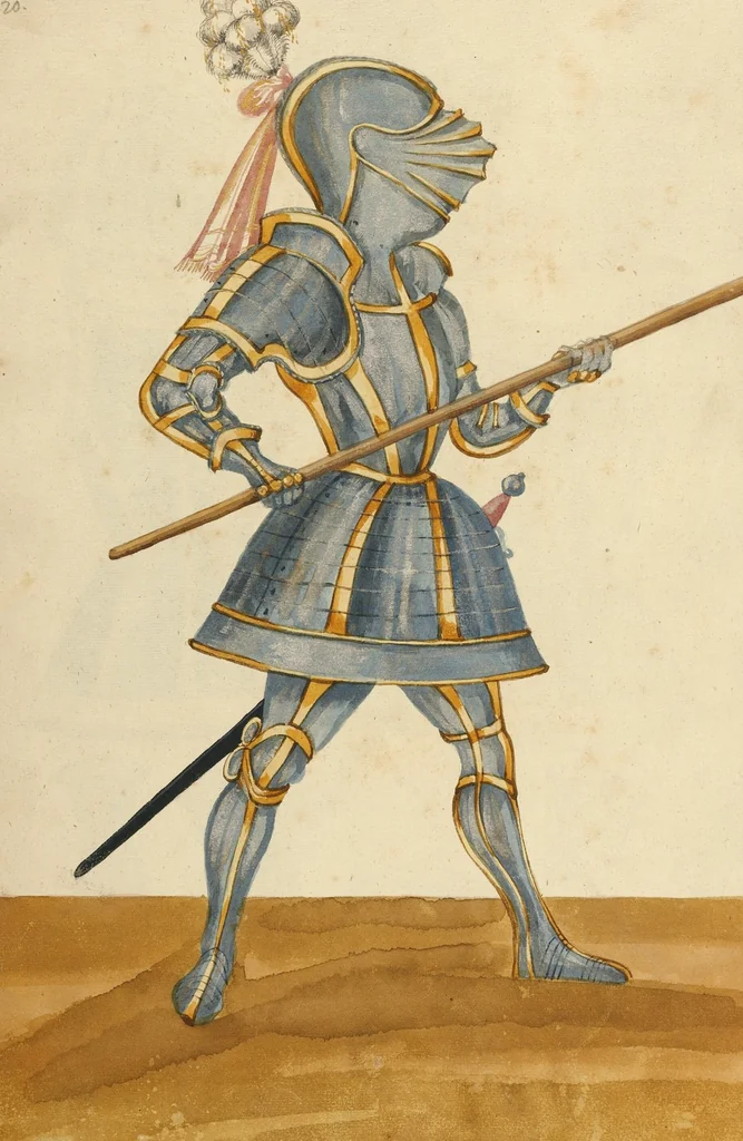 An illustration from Tournament Book, 1560, leaf 30