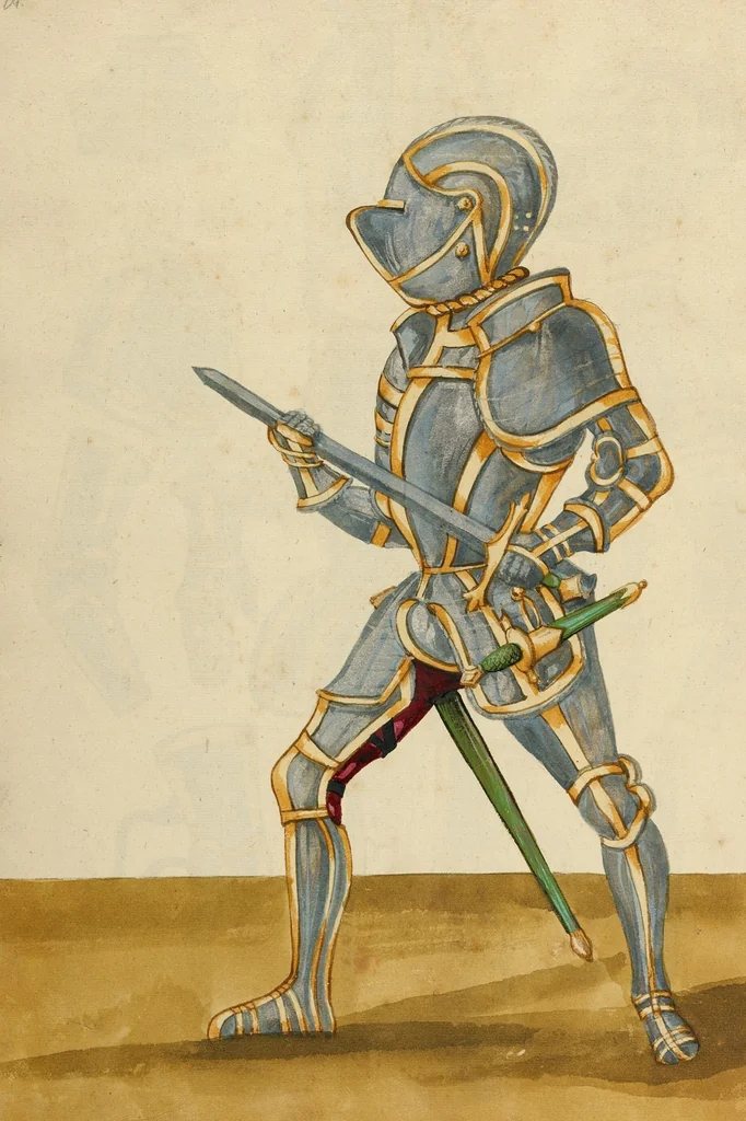 An illustration from Tournament Book, 1560, leaf 31
