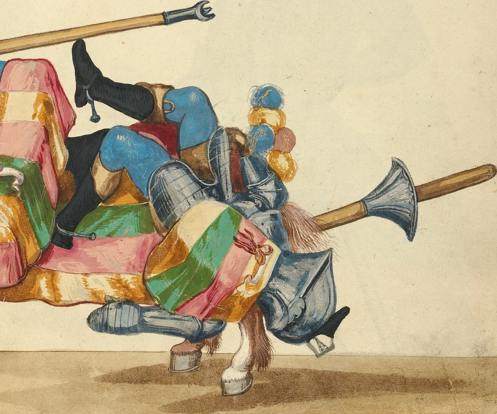 An illustration from Tournament Book, 1560, leaf 39