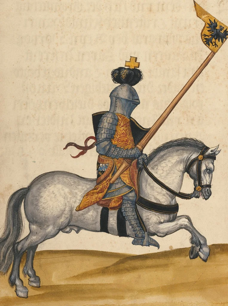 An illustration from Tournament Book, 1560, leaf 40